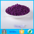 Trade Assurance Chemical Adsorption Materials Potassium Permanganate Activated Alumina Ball For Decomposition the Harmful Gas